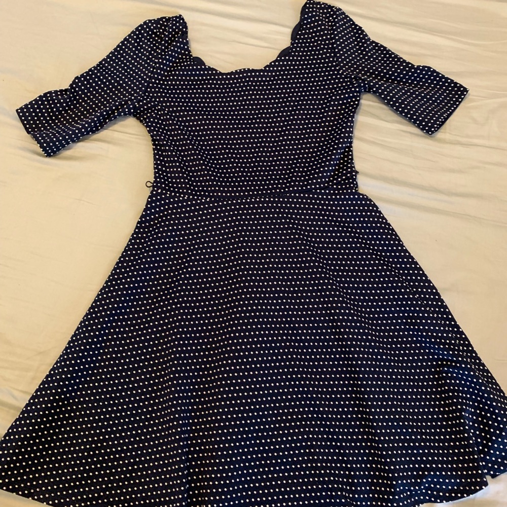 Polka dot skater dress